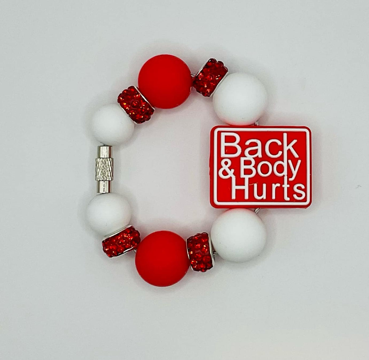 Back & Body Hurts cup charm