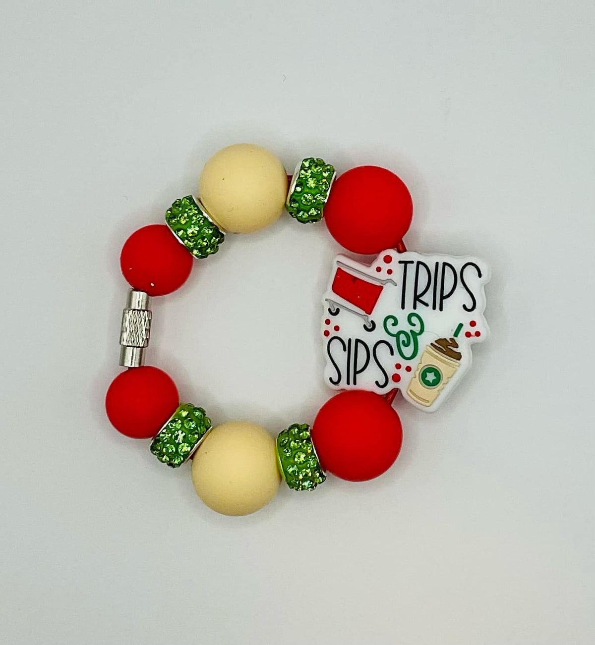 Trips & Sips cup charm
