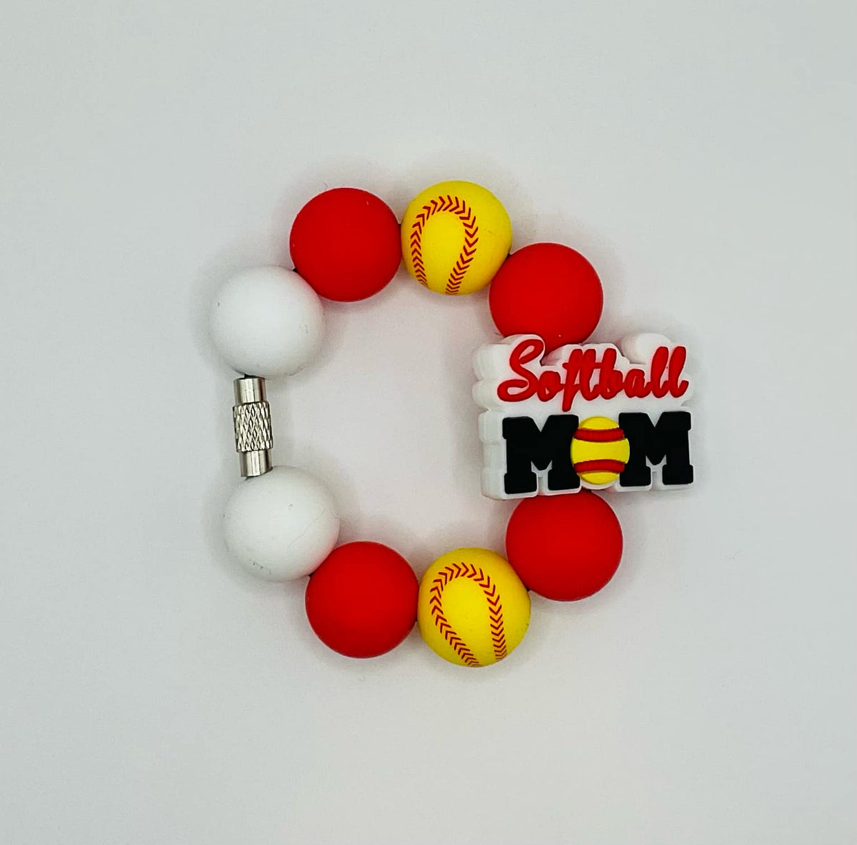 softball mom cup charm