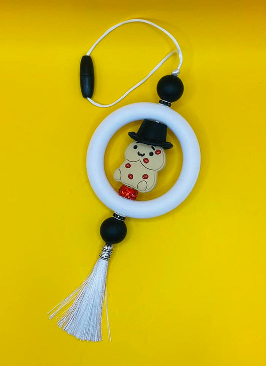 hat car charm