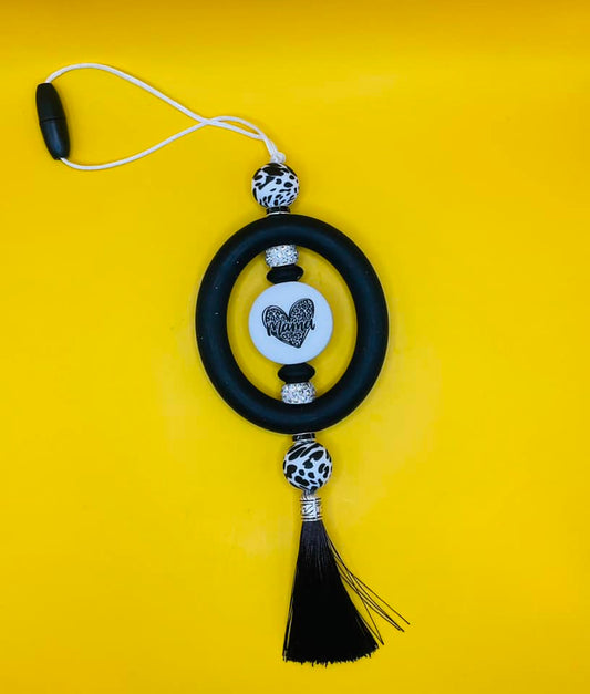 cheetah car charm
