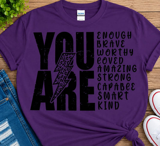 YOU ARE .........